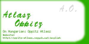 atlasz oppitz business card